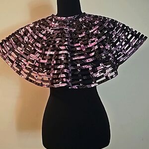 Large Ankara neckcape. New design!